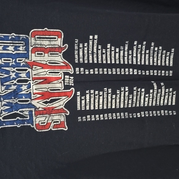 EUC Unisex Lynyrd Skynrd 50 Year Tour 2024 T-shirt - Picture 5 of 5